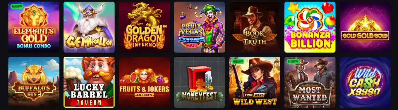 Amonbet Casino: Spellen